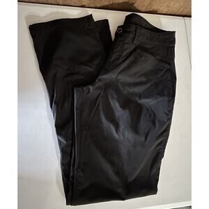 Eddie Bauer Travex Pants Women's Size 6 Convertible Roll-Up Black